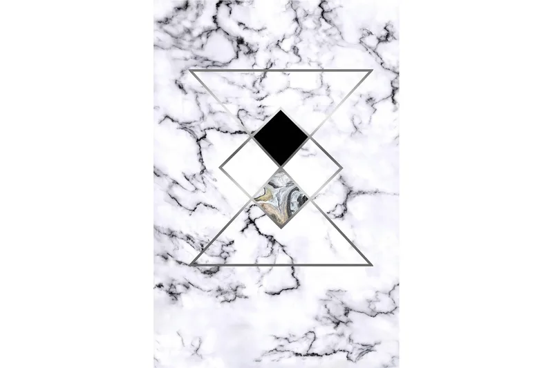 Homefesto Matta 120x180 cm - Multifärgad - Textil & mattor - Mattor - Modern matta - Friezematta