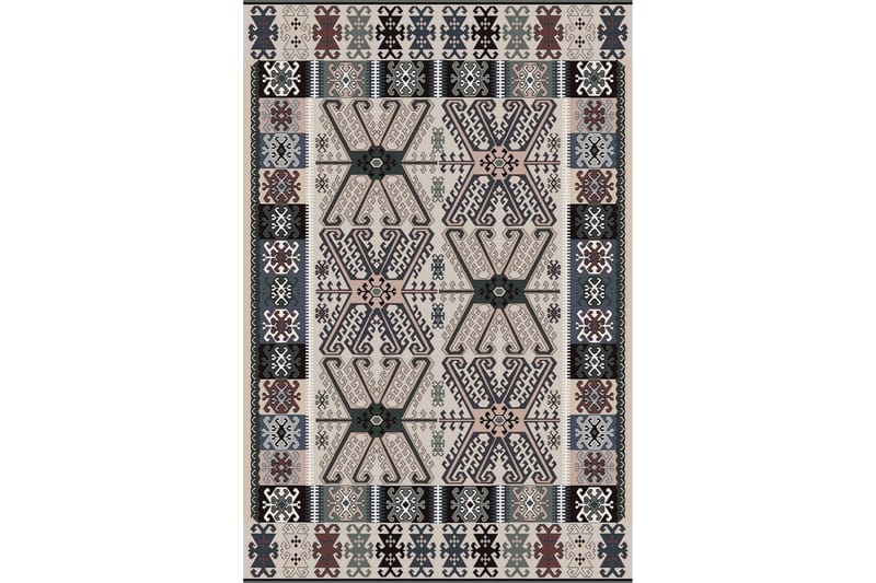 Homefesto Matta 140x220 cm - Multifärgad - Textil & mattor - Mattor - Modern matta - Friezematta