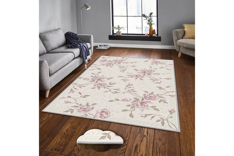 Homefesto Matta 140x220 cm - Multifärgad - Textil & mattor - Mattor - Modern matta - Friezematta