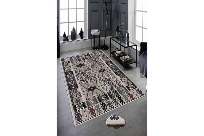 Homefesto Matta 140x220 cm - Multifärgad - Textil & mattor - Mattor - Modern matta - Friezematta