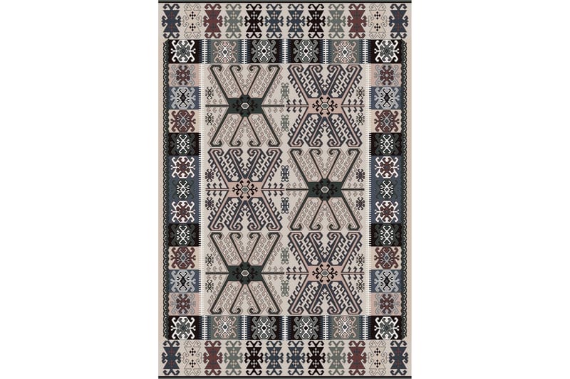 Homefesto Matta 140x220 cm - Multifärgad - Textil & mattor - Mattor - Modern matta - Friezematta