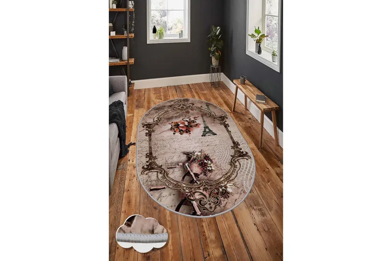 Homefesto Matta 140x220 cm - Multifärgad - Textil & mattor - Mattor - Modern matta - Friezematta