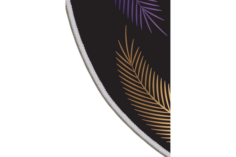 Homefesto Matta 150 cm Rund - Multifärgad - Textil & mattor - Mattor - Modern matta - Friezematta