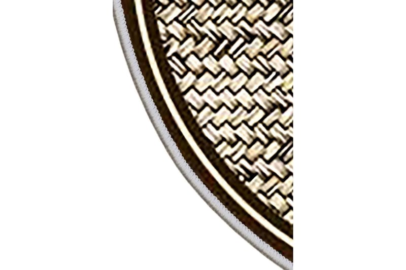 Homefesto Matta 70 cm Rund - Multifärgad - Textil & mattor - Mattor - Modern matta - Friezematta