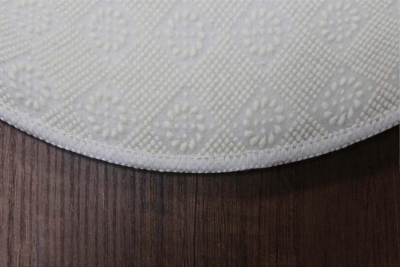 Homefesto Matta 90 cm Rund - Multifärgad - Textil & mattor - Mattor - Modern matta - Friezematta