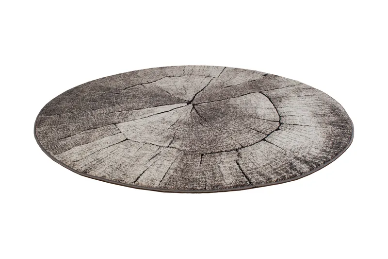 Ibiza Matta Rund 240 Tree - Grå - Textil & mattor - Mattor - Modern matta - Friezematta