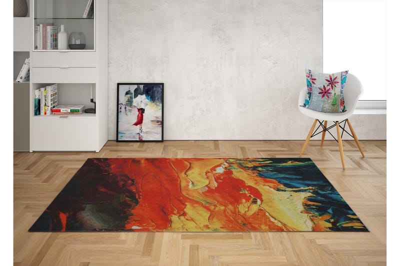 Jupilles Matta 120x180 cm - Flerfärgad - Textil & mattor - Mattor - Modern matta - Friezematta