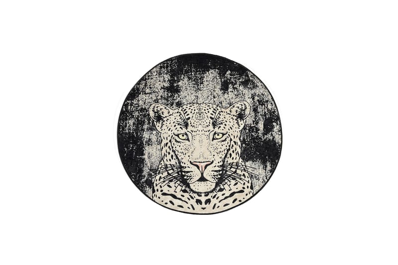 Kambuku Matta Rund 100 cm - Tiger/Sammet - Textil & mattor - Mattor - Modern matta - Friezematta
