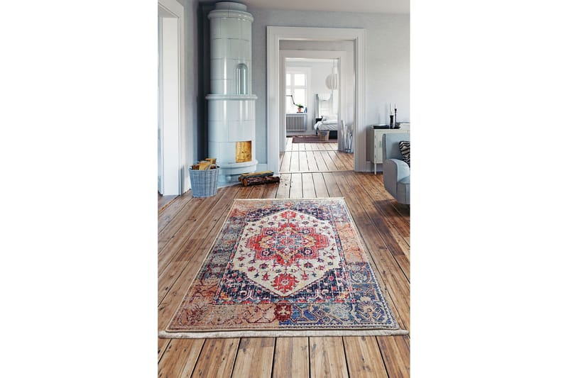 Kendrix Matta 140x190 cm - Flerfärgad/Sammet - Textil & mattor - Mattor - Modern matta - Friezematta