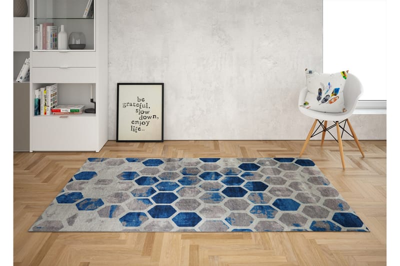 Klimop Matta 120x180 cm - Flerfärgad - Textil & mattor - Mattor - Modern matta - Friezematta