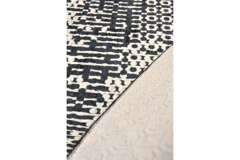 Kosmikoa Matta Rund 100 cm - Flerfärgad/Sammet - Textil & mattor - Mattor - Modern matta - Friezematta