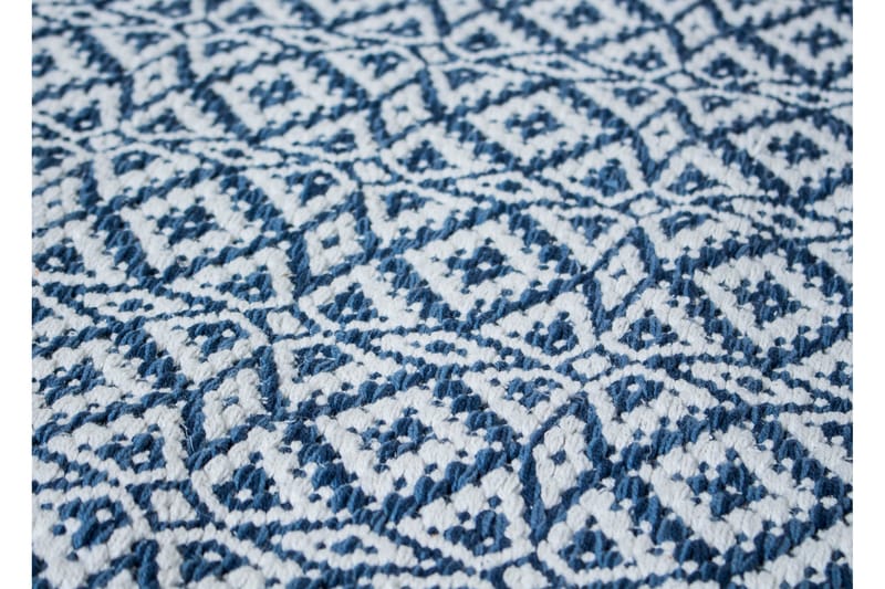 Koster Garnmatta Rund 160 - Blå - Textil & mattor - Mattor - Modern matta - Friezematta