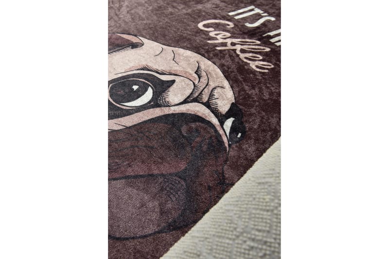 Kouhii Matta Rund 140 cm - Flerfärgad/Sammet - Textil & mattor - Mattor - Modern matta - Friezematta