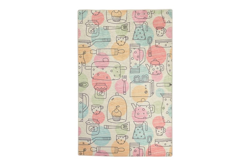 Lanworthe Matta 120x180 cm - Flerfärgad/Sammet - Textil & mattor - Mattor - Modern matta - Friezematta