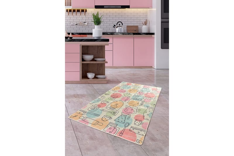 Lanworthe Matta 120x180 cm - Flerfärgad/Sammet - Textil & mattor - Mattor - Modern matta - Friezematta