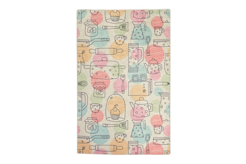 Lanworthe Matta 120x180 cm, Flerfärgad/Sammet