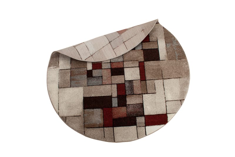 London Friezematta Rund 120 - Sand - Textil & mattor - Mattor - Modern matta - Friezematta