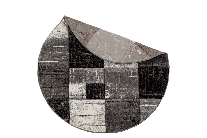 London Square Friezematta Rund 160 - Svart - Textil & mattor - Mattor - Modern matta - Friezematta