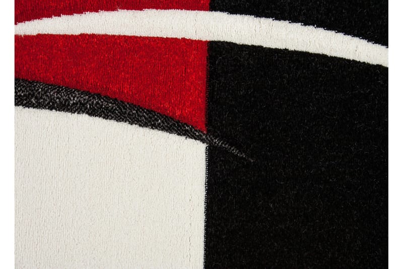 London Patch Friezematta 200x290 - Röd - Textil & mattor - Mattor - Modern matta - Friezematta