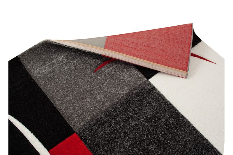 London Patch Friezematta 80x350 - Röd - Textil & mattor - Mattor - Modern matta - Friezematta
