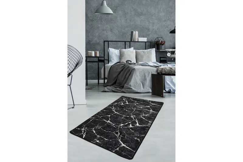 Marmuras Matta 140x190 cm, Flerfärgad/Sammet