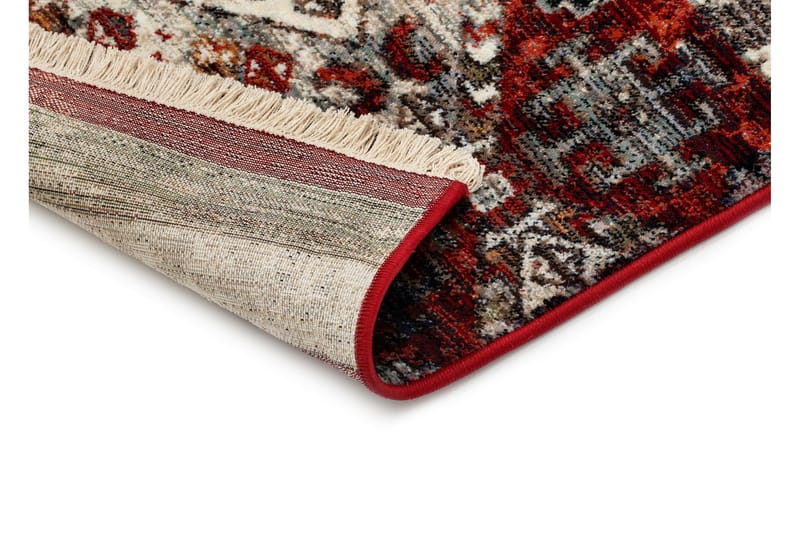 Marstad Aztek Matta 200x300 cm - Röd/Blå - Textil & mattor - Mattor - Modern matta - Friezematta