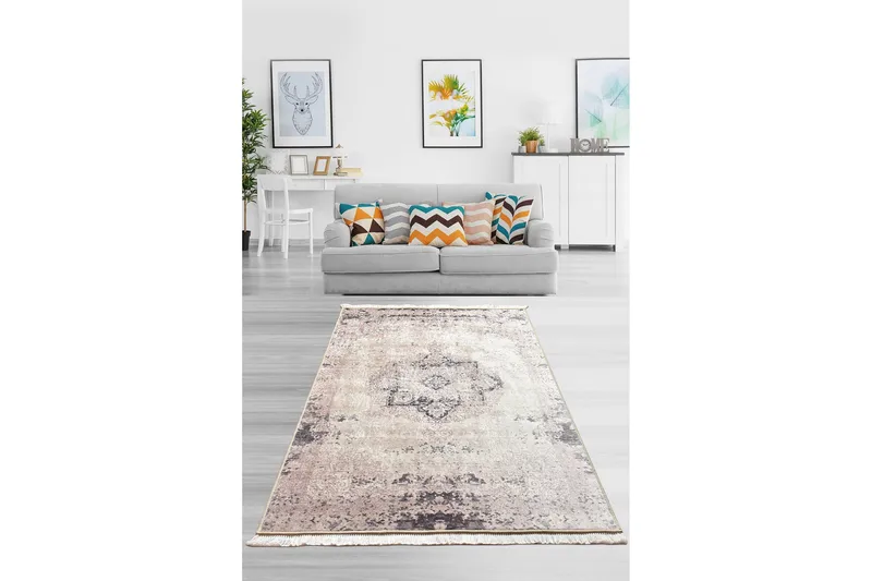 Mehana Matta 120x180 cm - Flerfärgad/Sammet - Textil & mattor - Mattor - Modern matta - Friezematta