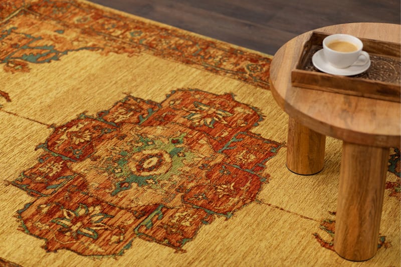 Mewar Medaljong Wiltonmatta 155x230 cm - Flerfärgad - Textil & mattor - Mattor - Modern matta - Friezematta