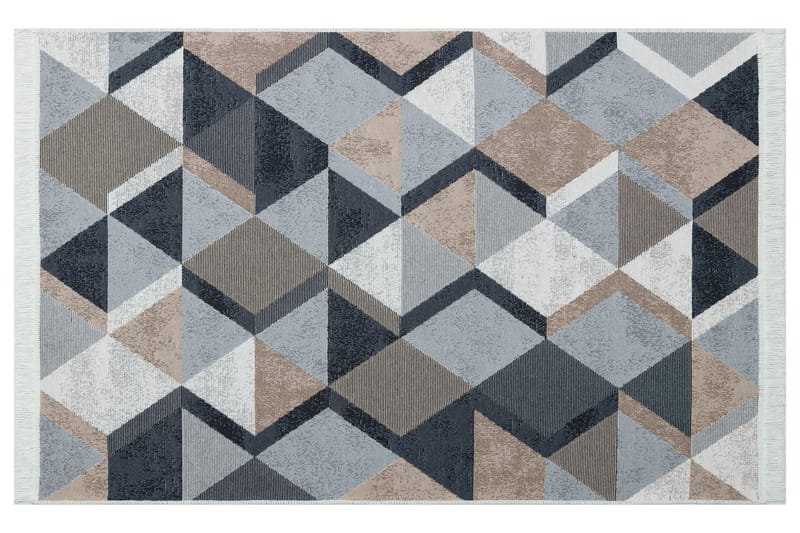Mihriban Matta 120x180 cm - Beige/Svart/Vit/Bomull - Textil & mattor - Mattor - Modern matta - Friezematta