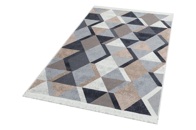 Mihriban Matta 120x180 cm - Beige/Svart/Vit/Bomull - Textil & mattor - Mattor - Modern matta - Friezematta