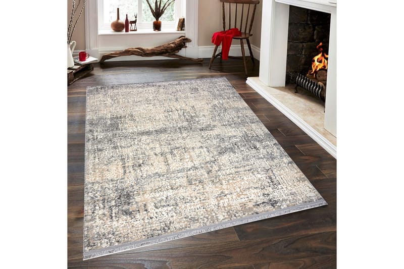 Naveena Wiltonmatta 160x230 cm Rektangulär - Grå/Beige/Creme - Textil & mattor - Mattor - Modern matta - Friezematta