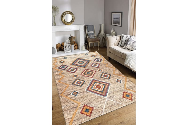 Nirvat Wiltonmatta 80x120 cm Rektangulär - Flerfärgad - Textil & mattor - Mattor - Modern matta - Friezematta