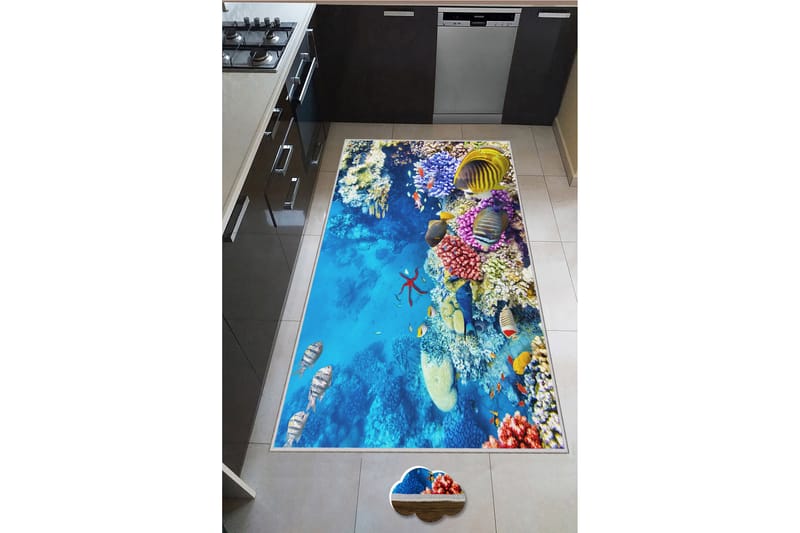 Nobuhiko Wiltonmatta 60x100 cm Rektangulär - Flerfärgad - Textil & mattor - Mattor - Modern matta - Friezematta
