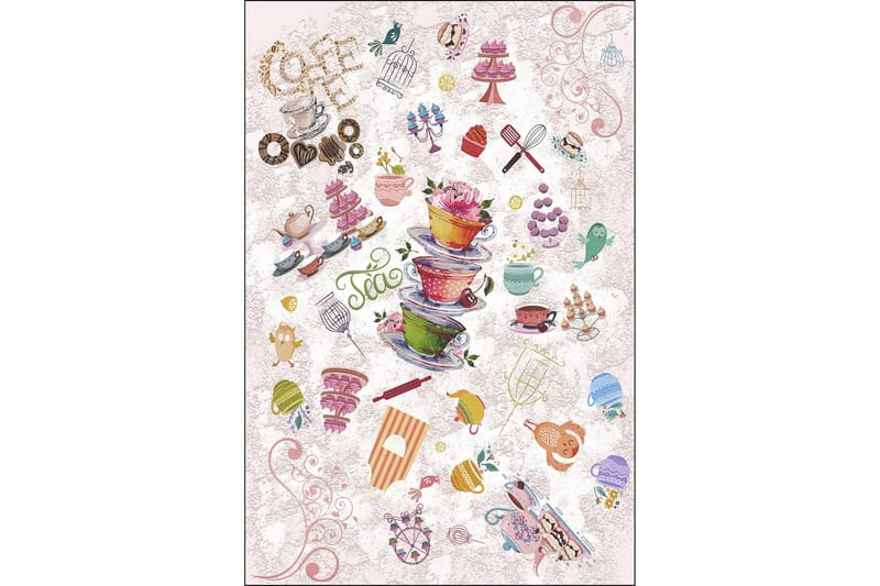 Nobuo Wiltonmatta 60x100 cm Rektangulär - Flerfärgad - Textil & mattor - Mattor - Modern matta - Friezematta