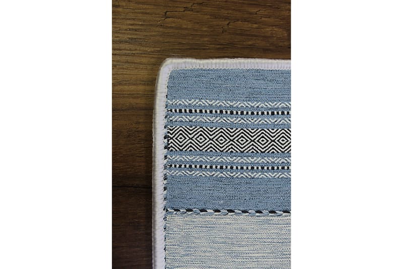 Nobutada Wiltonmatta 60x100 cm Rektangulär - Blå - Textil & mattor - Mattor - Modern matta - Friezematta