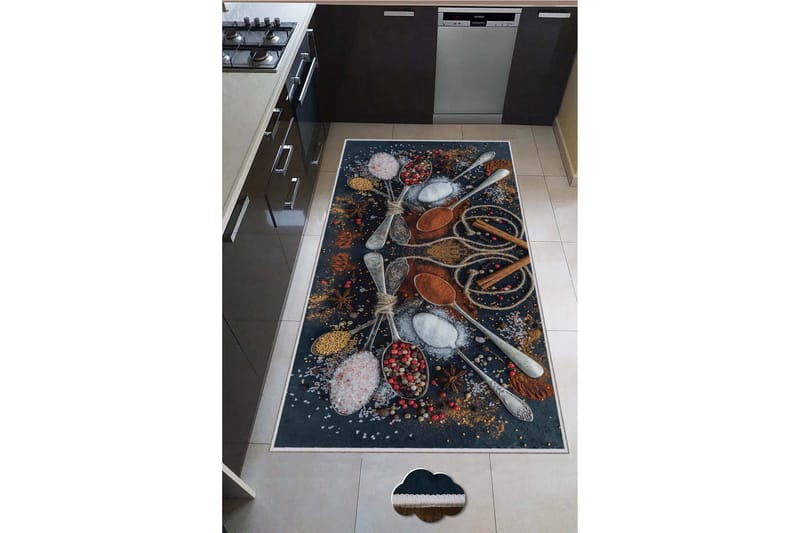 Nobuyasu Wiltonmatta 80x50 cm Rektangulär - Flerfärgad - Textil & mattor - Mattor - Modern matta - Friezematta