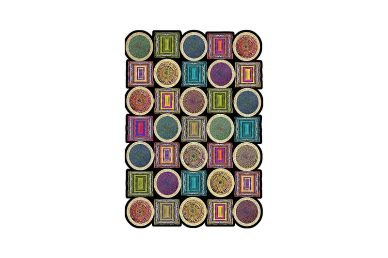 Nonoka Wiltonmatta 60x100 cm Rektangulär - Flerfärgad - Textil & mattor - Mattor - Modern matta - Friezematta