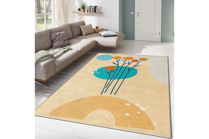 Noore Wiltonmatta 80x140 cm Rektangulär - Flerfärgad - Textil & mattor - Mattor - Modern matta - Friezematta