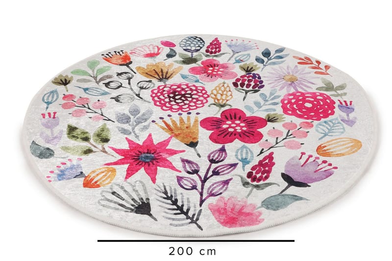 Nozomu Wiltonmatta 200 cm Rund - Flerfärgad - Textil & mattor - Mattor - Modern matta - Friezematta