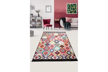 Orrazia Matta 140x190 cm - Flerfärgad/Sammet - Textil & mattor - Mattor - Modern matta - Friezematta