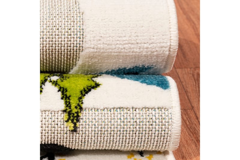 Ottawa Wiltonmatta 160x230 cm Rektangulär - Creme/Blå/Röd/Grön/Svart - Textil & mattor - Mattor - Modern matta - Friezematta