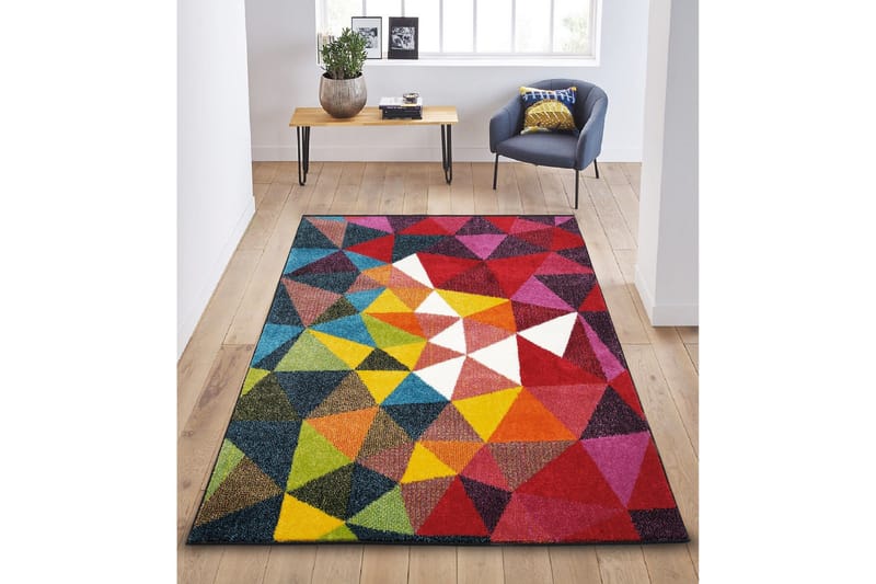 Parathvi Wiltonmatta 200x290 cm Rektangulär, Flerfärgad