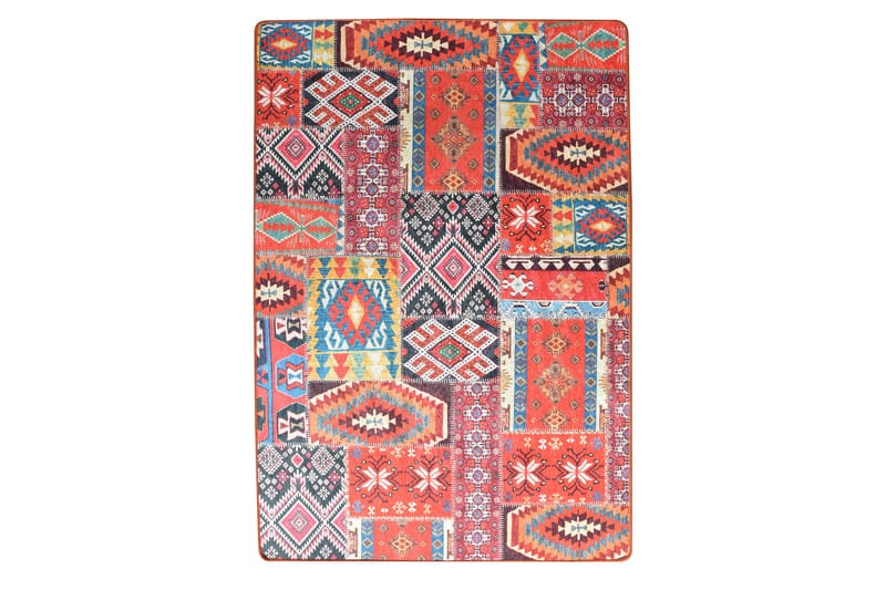 Peticire Matta 100x200 cm - Flerfärgad/Sammet - Textil & mattor - Mattor - Modern matta - Friezematta