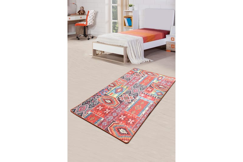 Peticire Matta 100x200 cm - Flerfärgad/Sammet - Textil & mattor - Mattor - Modern matta - Friezematta