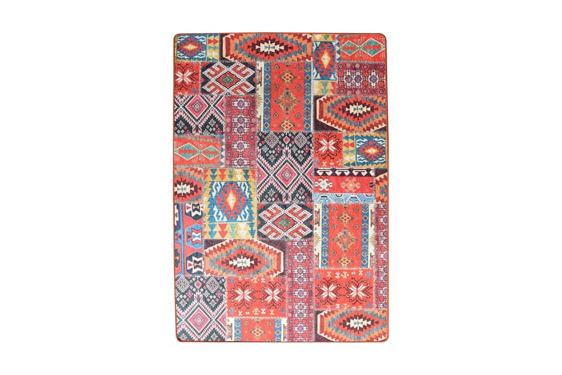 Peticire Matta 140x190 cm - Flerfärgad/Sammet - Textil & mattor - Mattor - Modern matta - Friezematta