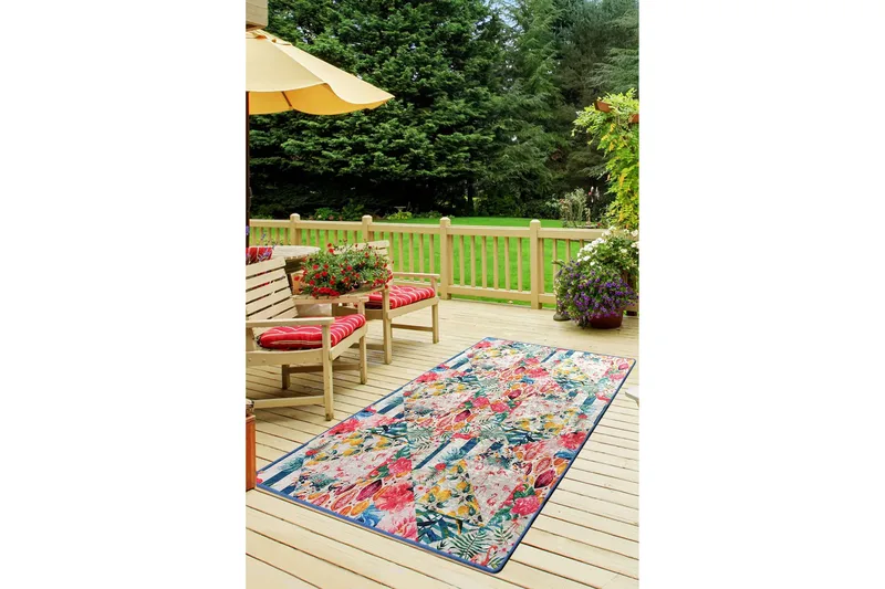 Sezgin Matta 120x180 cm, Rosa/Sammet