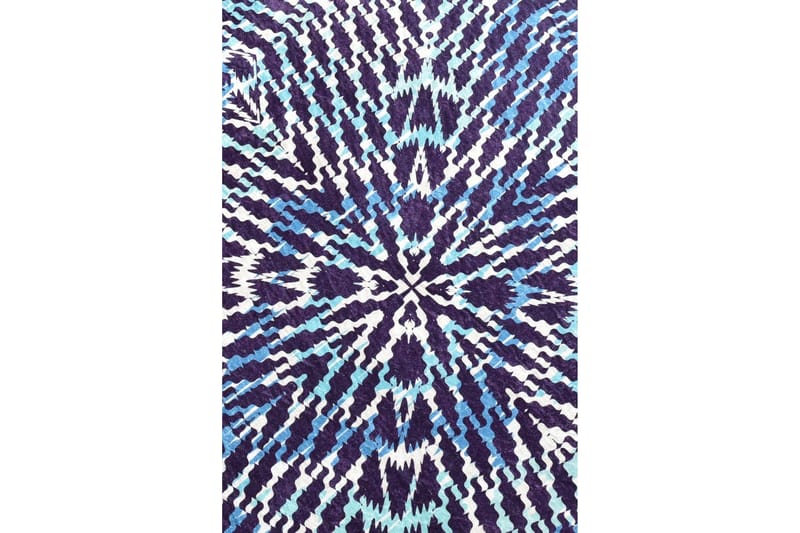 Sinope Matta Rund 100 cm - Flerfärgad/Sammet - Textil & mattor - Mattor - Modern matta - Friezematta