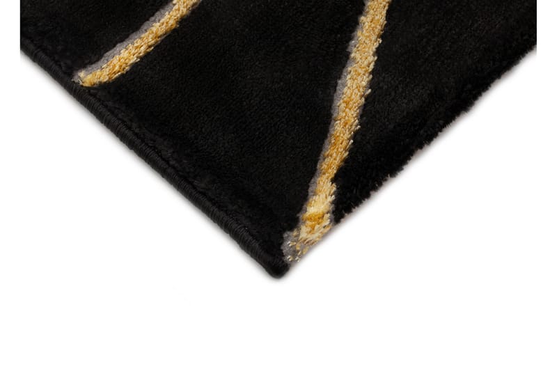 Skravelsbo Lines Matta 133x190 cm - Guld - Textil & mattor - Mattor - Modern matta - Friezematta