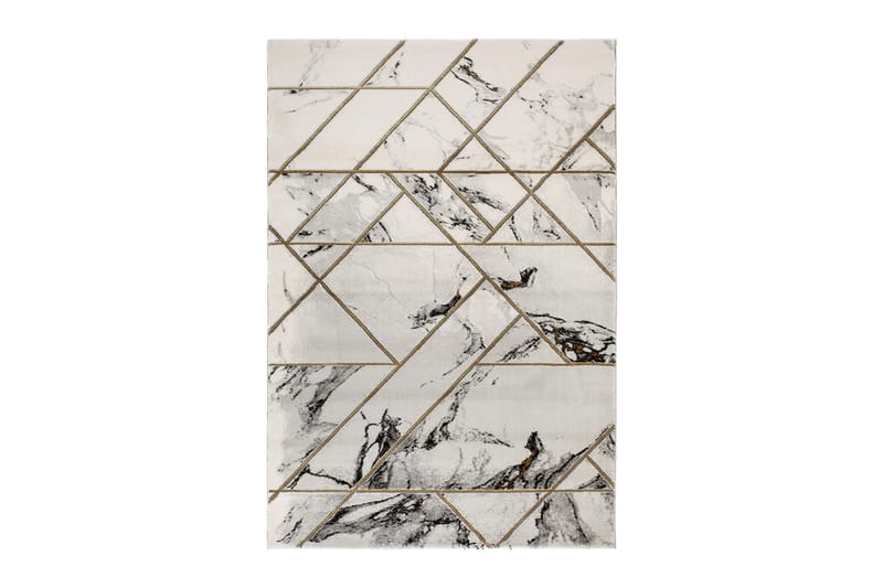 Skravelsbo Marble Matta 160x230 cm, Guld