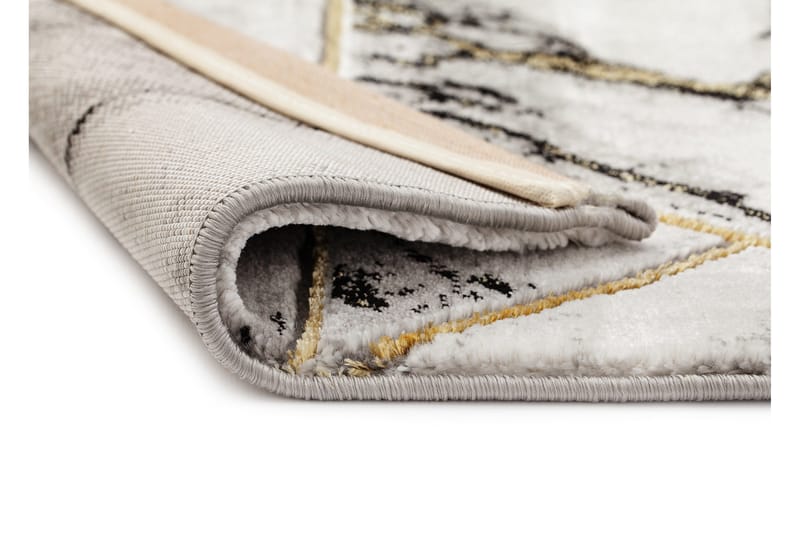 Skravelsbo Marble Matta 160x230 cm - Guld - Textil & mattor - Mattor - Modern matta - Friezematta